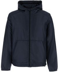 Aspesi - Tech Fabric Front Zip Jacket With High Collar And Side Pockets For - Lyst