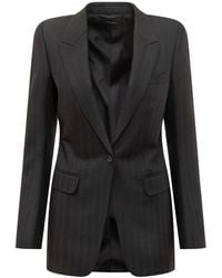Tom Ford - Sophisticated Wool Blazer With Unique Button Design - Lyst