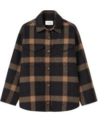 Diega - Wool-Blend Button-Up Shirt - Lyst