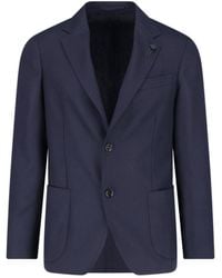Lardini - 100% Virgin Wool Tailored Jacket - Lyst