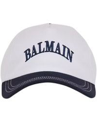 Balmain - Cotton Hat - Lyst