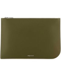 McQueen - Leather Large Sling Pouch - Lyst