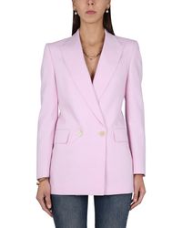 McQueen - Double-Breasted Outerwear Jacket For - Lyst
