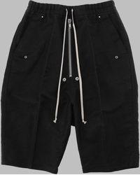 Rick Owens - Bela Pods Relaxed Fit Ramie-Cotton Shorts - Lyst