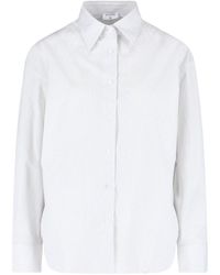 Filippa K - Hourglass Striped Cotton Formal Shirt - Lyst