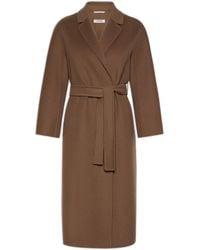 Max Mara - Hand-Sewn Double-Drape Pure Wool Jacket With Small Lapel Collar And Kimono Sleeves - Lyst