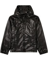 DIESEL - Regular Fit Lined Drawstring Hooded Jacket - Lyst