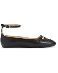 Chloé - Leather Ballet Flats 'Misty' - Lyst
