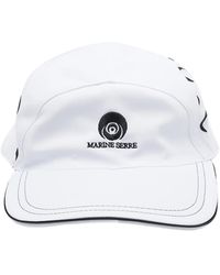 Marine Serre - Moon Print Mini Hat With Front Embroidery - Lyst