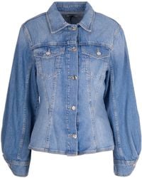 Liu Jo - Denim Bustier Jacket - Lyst