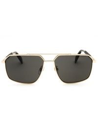 Chopard - Rectangular Metal Mini Sunglasses For - Lyst