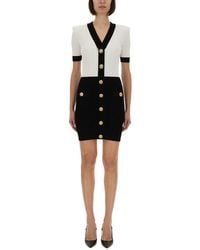 Balmain - Knitted Dresses - Lyst