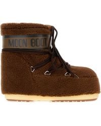 Moon Boot - Moon-Like Icon Low Ankle Boots With Eco Fur - Lyst