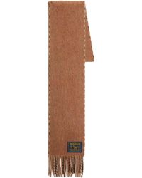 Woolrich - Reversible Virgin Wool, Alpaca & Mohair Checkered Scarf With Fringe - Lyst