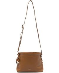 A.P.C. - A. P.C. Embossed Mini Internal Pocket Bag With Magnetic Closure And Drawstring, 17 X 21 X 10 Cm - Lyst