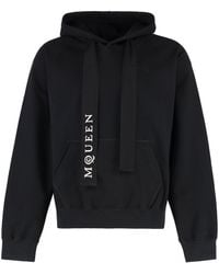 McQueen - Cotton Hoodie - Lyst