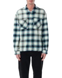Represent - Sun-Bleached Cotton Flannel Shirt - Lyst