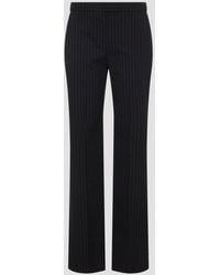McQueen - Regular & Straight Leg Black - Lyst