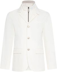Herno - Silk-Cashmere Formal Blazer - Lyst