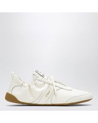 Chloé - Kick Leather Sneakers - Lyst