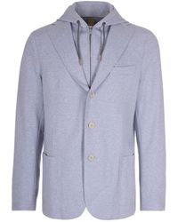 Eleventy - Sugar Hooded Jacket - Lyst