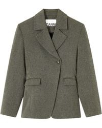 Ganni - Mouline Blazer - Lyst