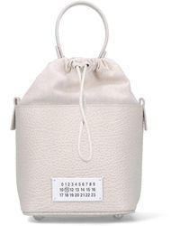 Maison Margiela - 5Ac Small Leather Bucket Bag - Lyst