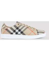 Burberry - Buerberry Check Sneakers - Lyst