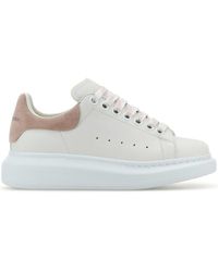 McQueen - Oversized Leather Sneaker With Removable Insole - Lyst