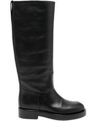 Paris Texas - Flat Nappa Boots - Lyst