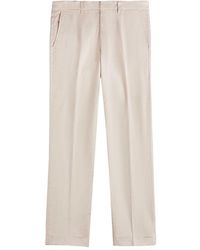 Fay - Rolled-Hem Button-Fastening Shorts With Welt Pockets - Lyst