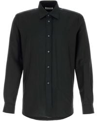 Jil Sander - Wool Blend Shirt - Lyst