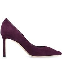 Jimmy Choo - Solid Pointed Toe Pumps - Lyst