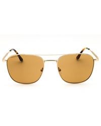 Lacoste - Rectangular Metal Sunglasses - Lyst