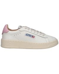 Autry - Low-Top Off- Leather Sneakers - Lyst