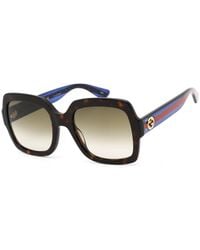 Gucci - Gg0036Sn Acetate Rectangular Sunglasses - Lyst