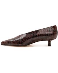 Aeyde - Mini Snake Print Heels - Lyst