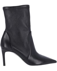 Stuart Weitzman - Pointed-Toe Ankle Bootie - Lyst