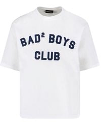 DSquared² - Cotton Graphic Print Logo T-Shirt - Lyst