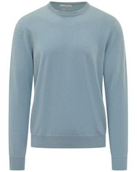 Malo - Essential Basic Crewneck Knit Sweater - Lyst