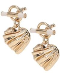 Chloé - Enamel & Resin Brass Statement Earrings - Lyst