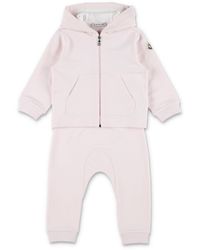 Moncler - Mini Fleece Jogging Set For Little Boys - Lyst