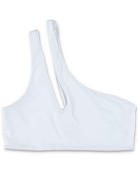 Let's Swim - Teardrop Cut-Out Nne Shoulder Bikini Top - Lyst