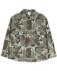 Aspesi - Camou Shirt Jacket - Lyst