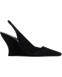 Alaïa - Suede Wave Pumps - Lyst