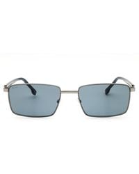 BOSS - Rectangular Metal Sunglasses For - Lyst