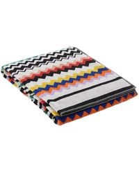 Missoni - Cotton Beach Towel With All-Over Zigzag Motif, 180X100 Cm - Lyst
