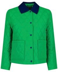 Ralph Lauren - Quilted Button-Front Jacket - Lyst