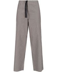 Kaptain Sunshine - Vertical Striped Straight-Leg Trousers - Lyst