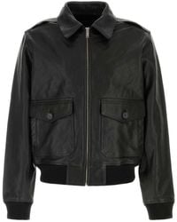 A.P.C. - A. P.C. Ovine Leather Gael Jacket - Lyst